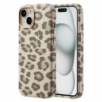 Selencia Cover Sabi Stampa pantera con MagSafe Apple iPhone 15 - Soft Ivory