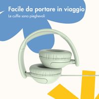 imoshion Cuffie per bambini con filo - cavo AUX - limitatore di decibel - Mint Green
