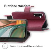 imoshion Cover a libro di Lusso Samsung Galaxy A36 - Bordeaux