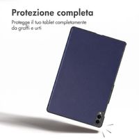 imoshion Cover a libro Trifold Samsung Galaxy Tab S11 Ultra - Blu scuro