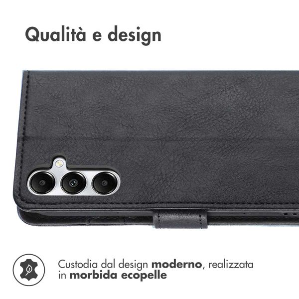 imoshion Cover a libro di Lusso Samsung Galaxy A17 (5G) / (4G) - Nero