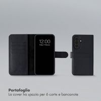 Selencia Libreria rimovibile Olyn con MagSafe Samsung Galaxy A57 (5G) - Nero