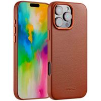Accezz Cover in Pelle con MagSafe Apple iPhone 16 Pro Max - Sienna Brown