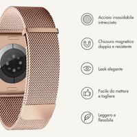 imoshion Cinturino milanese magnetico Apple Watch | 44/45/46/49 mm - Rose Gold