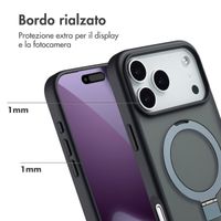 Accezz Cover con anello e supporto con MagSafe Apple iPhone 17 Pro Max - Nero