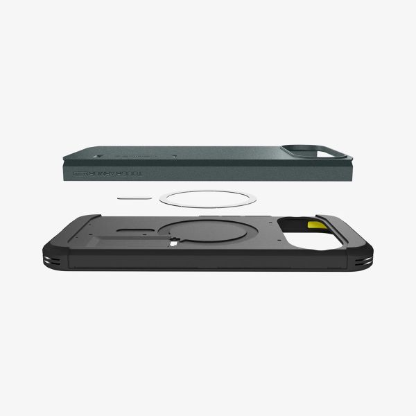 Spigen Cover Posteriore Corazzata Tough con MagSafe Google Pixel 10 / 10 Pro - Abyss Green