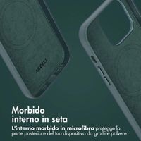 Accezz Cover in pelle 2 in 1 con MagSafe Apple iPhone 14 Pro - Cedar Green