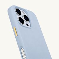 Selencia Cover posteriore Rivièra con MagSafe con ganci rimovibili Apple iPhone 16 Pro - Powder Blue