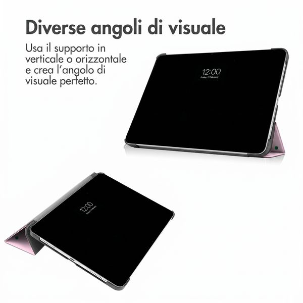 imoshion Cover Trifold Design Apple iPad Air 11 pollici (2026) M4 / (2025) M3 / (2024) M2 / Air 5 (2022) / Air 4 (2020) - Happy Dots