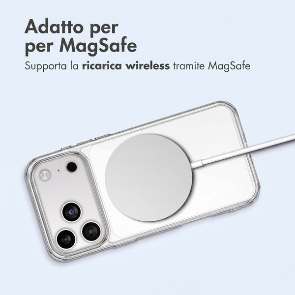 imoshion Cover posteriore protettiva con MagSafe Apple iPhone 18 Pro / 17 Pro - Trasparente