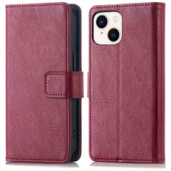 imoshion Cover a libro di Lusso Apple iPhone 14 / 13 - Bordeaux