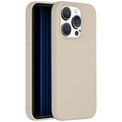 Accezz Cover in silicone liquido con MagSafe Apple iPhone 15 Pro - Stone