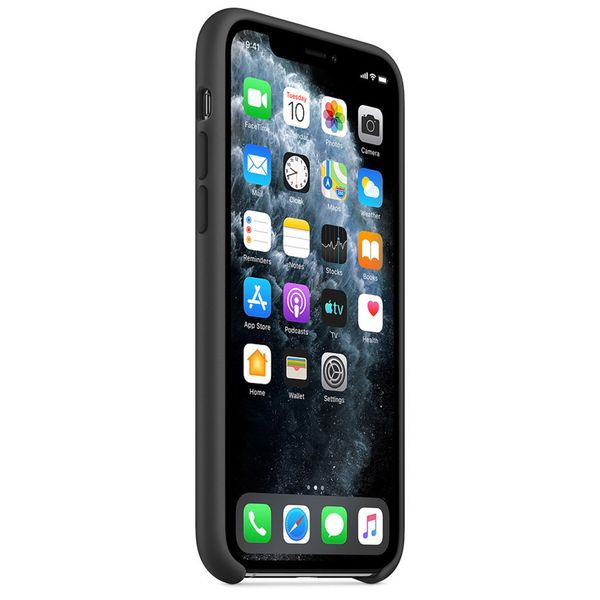 Apple Cover in Silicone Apple iPhone 11 Pro Max - Nero