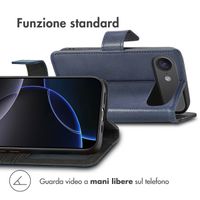 imoshion Cover a libro di Lusso Apple iPhone Air - Blu scuro