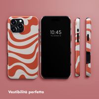 Selencia Cover posteriore Vivid con MagSafe Apple iPhone 16 Pro Max - Dream Swirl Orange