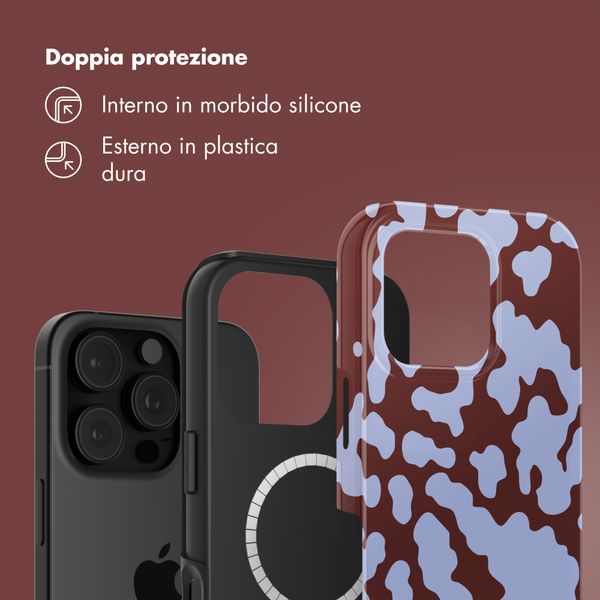 Selencia Cover posteriore Vivid con MagSafe Apple iPhone 16 Pro - Moo'd Lavender Glow