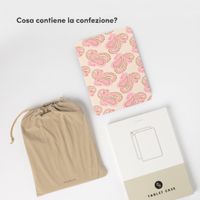 Selencia Cover per tablet Vivid Apple iPad 11 (2025) 11 pollici A16 / iPad 10 (2022) 10.9 pollici - Paisley Blush