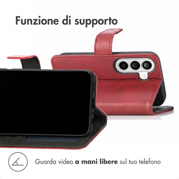 imoshion Cover a libro di Lusso Samsung Galaxy A27 (5G) - Bordeaux