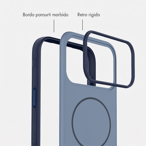 imoshion Cover posteriore Color con Thin MagSafe Ring Apple iPhone 17 Pro Max - Blu scuro