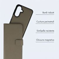 imoshion Cover a libro di lusso 2-in-1 rimovibile Samsung Galaxy A17 (5G) / (4G) - Verde