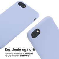 imoshion Cover in Silicone con Cordino Apple iPhone SE (2022 / 2020) / 8 / 7 - Viola