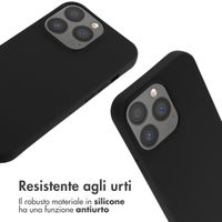 imoshion Cover in Silicone con Cordino Apple iPhone 13 Pro - Nero