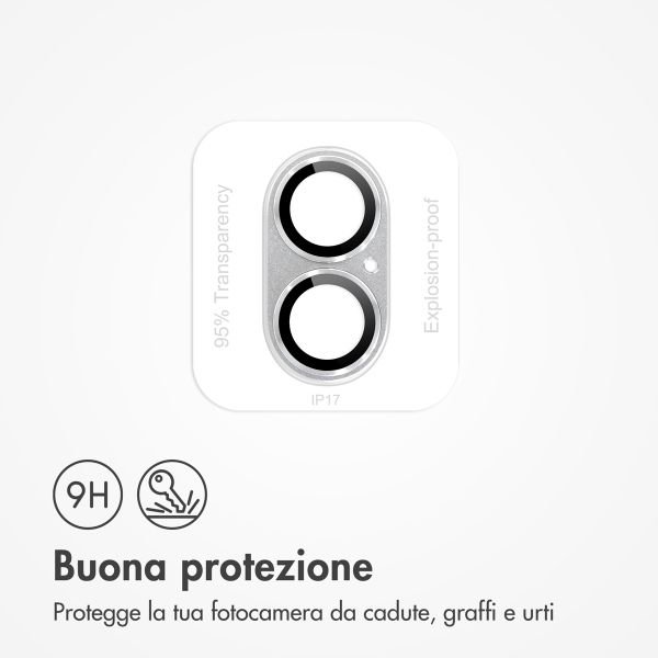 imoshion Protezione fotocamera in Vetro 2 Pezzi Apple iPhone 17 - Silver