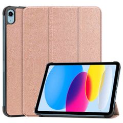 imoshion Cover a libro Trifold Apple iPad 11 (2025) 11 pollici A16 / iPad 10 (2022) 10.9 pollici - Oro rosa