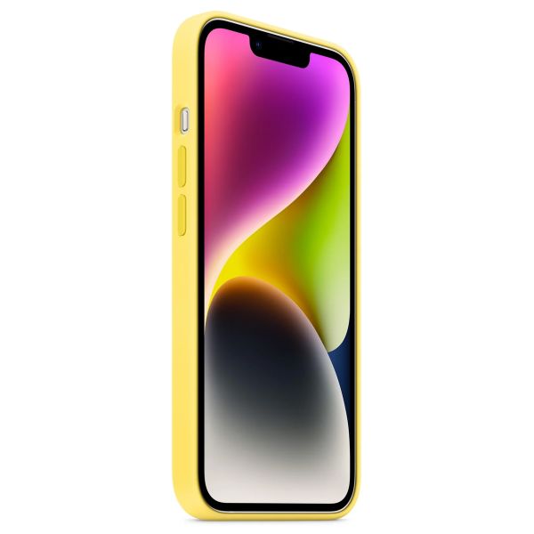 Apple Cover Posteriore in Silicone con MagSafe Apple iPhone 14 - Canary Yellow