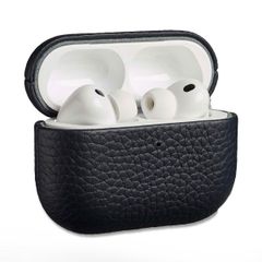 Accezz Cover in vera pelle  Apple Airpods Pro 3 - Blu scuro