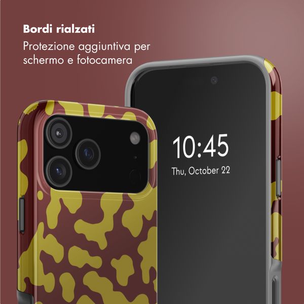 Selencia Cover posteriore Vivid con MagSafe Apple iPhone 17 Pro Max - Moo'd Olive Dust