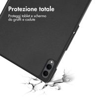 imoshion Cover a libro Trifold Samsung Galaxy Tab S11 Ultra - Nero