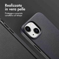 Accezz Cover in Pelle con MagSafe Apple iPhone 15 - Onyx Black