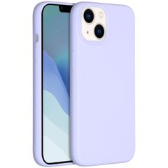Accezz Cover in silicone liquido con MagSafe Apple iPhone 14 / 13 - Viola