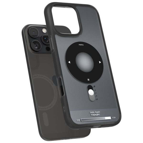 Spigen Cover Posteriore Ultra Ibrida con MagSafe Apple iPhone 16 Pro - Black