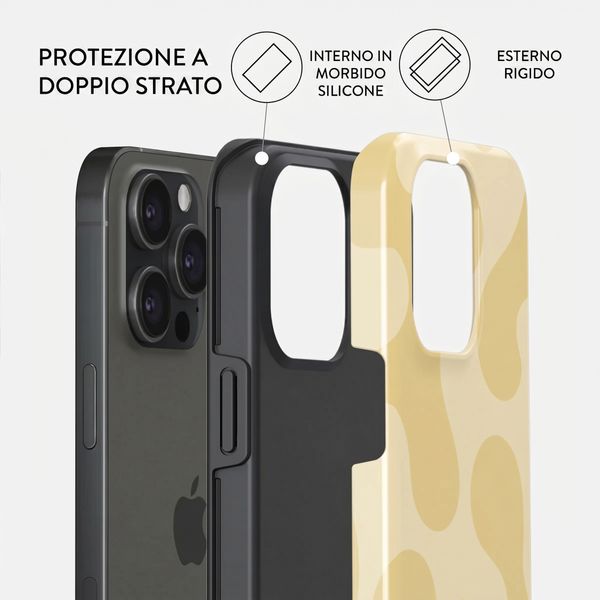 Burga Cover Posteriore Resistente con MagSafe Apple iPhone 15 Pro - Glow