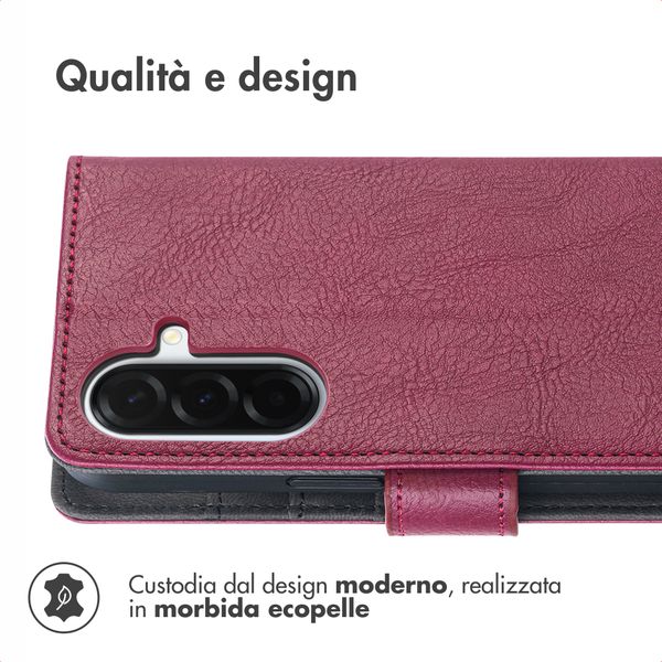 imoshion Cover a libro di Lusso Samsung Galaxy A57 (5G) - Bordeaux