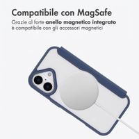 imoshion Bookcase trasparente con MagSafe Apple iPhone 17 - Blu