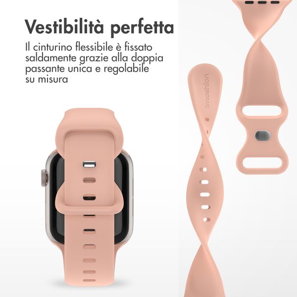 imoshion Cinturino in silicone⁺ Apple Watch | 44/45/46/49 mm - Taglia M/L - Vintage Rose
