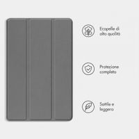 imoshion Cover a libro Trifold Samsung Galaxy Tab A9 Plus - Grigio