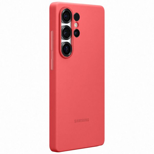Samsung Cover originale in silicone Samsung Galaxy S25 Ultra - Peach