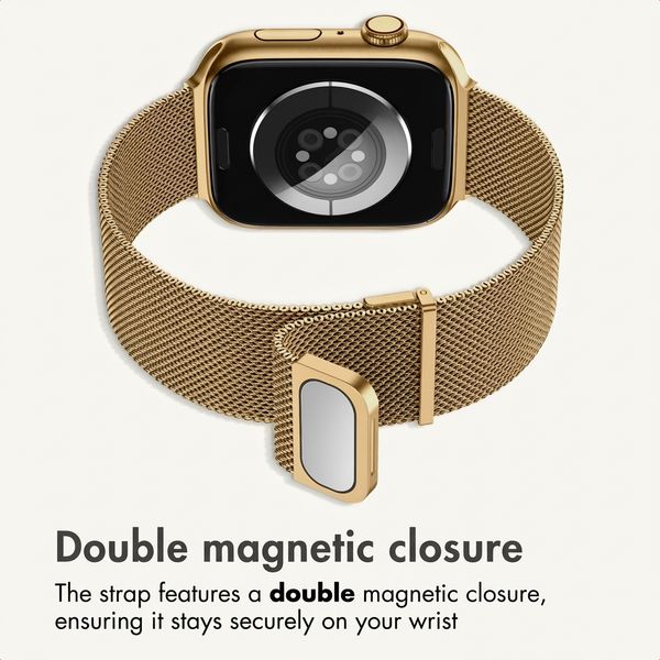 imoshion Milanees magnetisch bandje Apple Watch | 38/40/41/42 mm - Goud