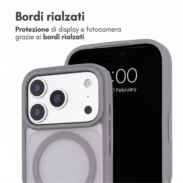 imoshion Cover posteriore Color Guard con MagSafe Apple iPhone 18 Pro Max / 17 Pro Max - Grigio