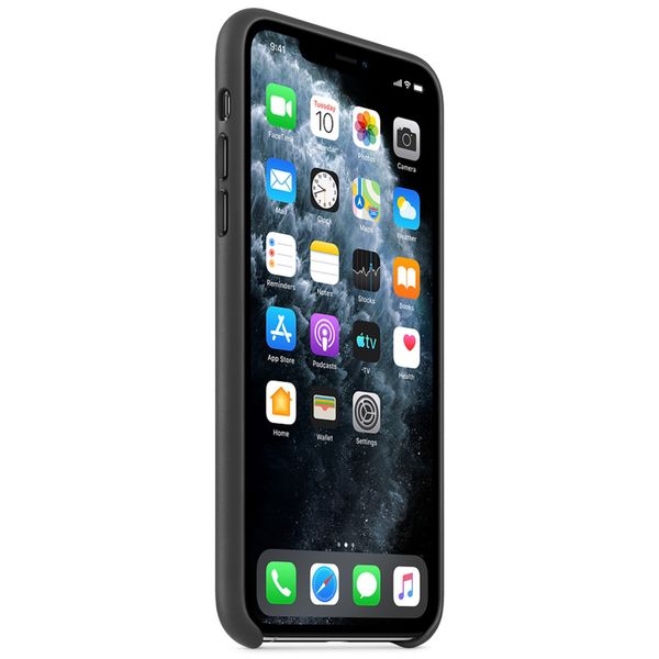 Apple Cover in Pelle iPhone 11 Pro Max - Black