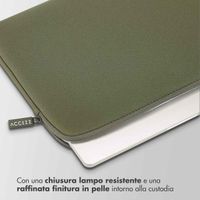 Accezz Cover per laptop 13-14 pollici - Laptopsleeve - Verde