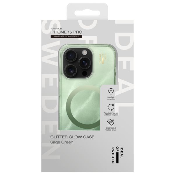 iDeal of Sweden Cover Trasparente con MagSafe Apple iPhone 15 Pro - Sage Green