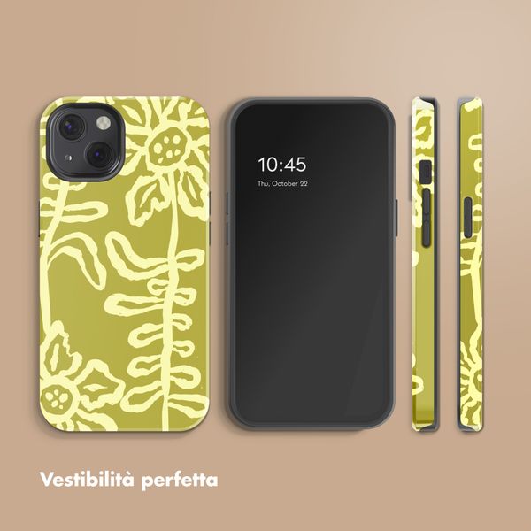 Selencia Cover posteriore Vivid con MagSafe Apple iPhone 13 - Chalky Bloom