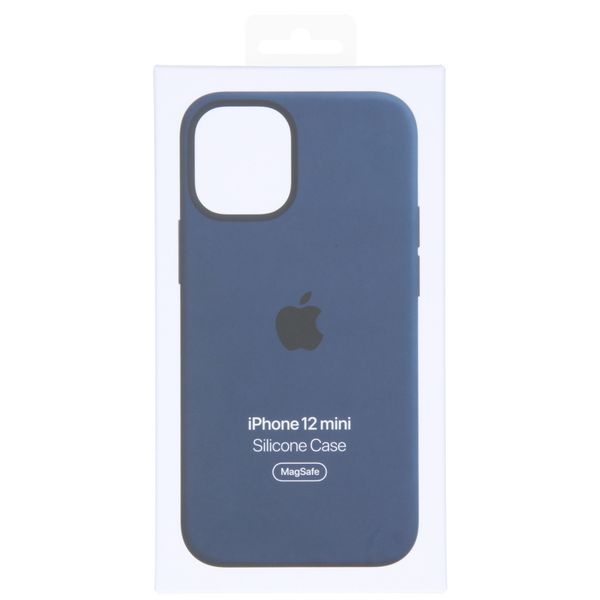 Apple Cover Posteriore in Silicone con MagSafe Apple iPhone 12 Mini - Deep Navy