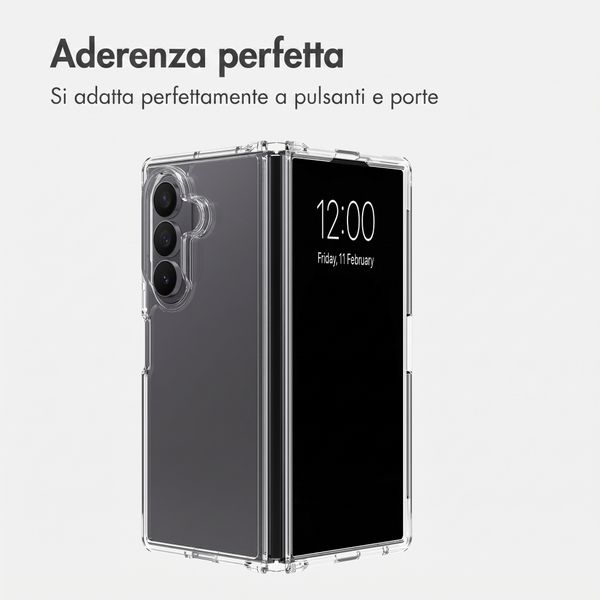 Accezz Cover Posteriore Xtreme ad Alta Protezione Samsung Galaxy Z Fold 8 Ultra - Trasparente