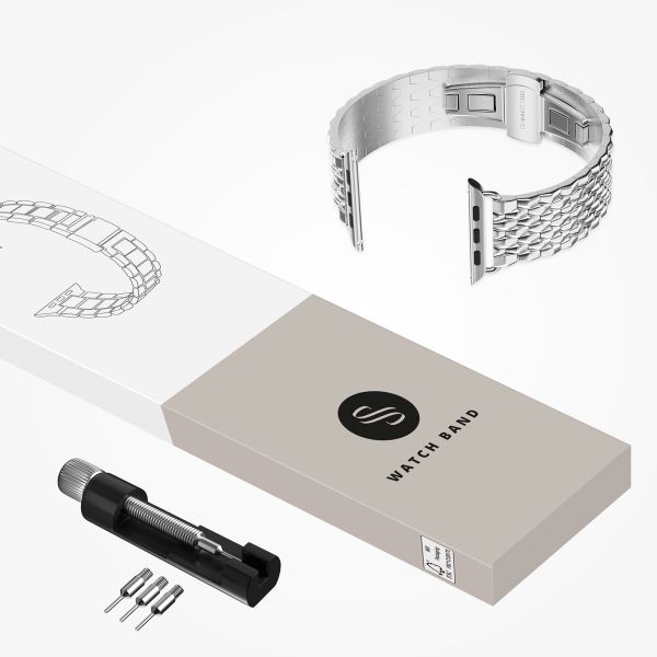 Selencia Cinturino Drago in acciaio Apple Watch | 38/40/41/42 mm - Argento